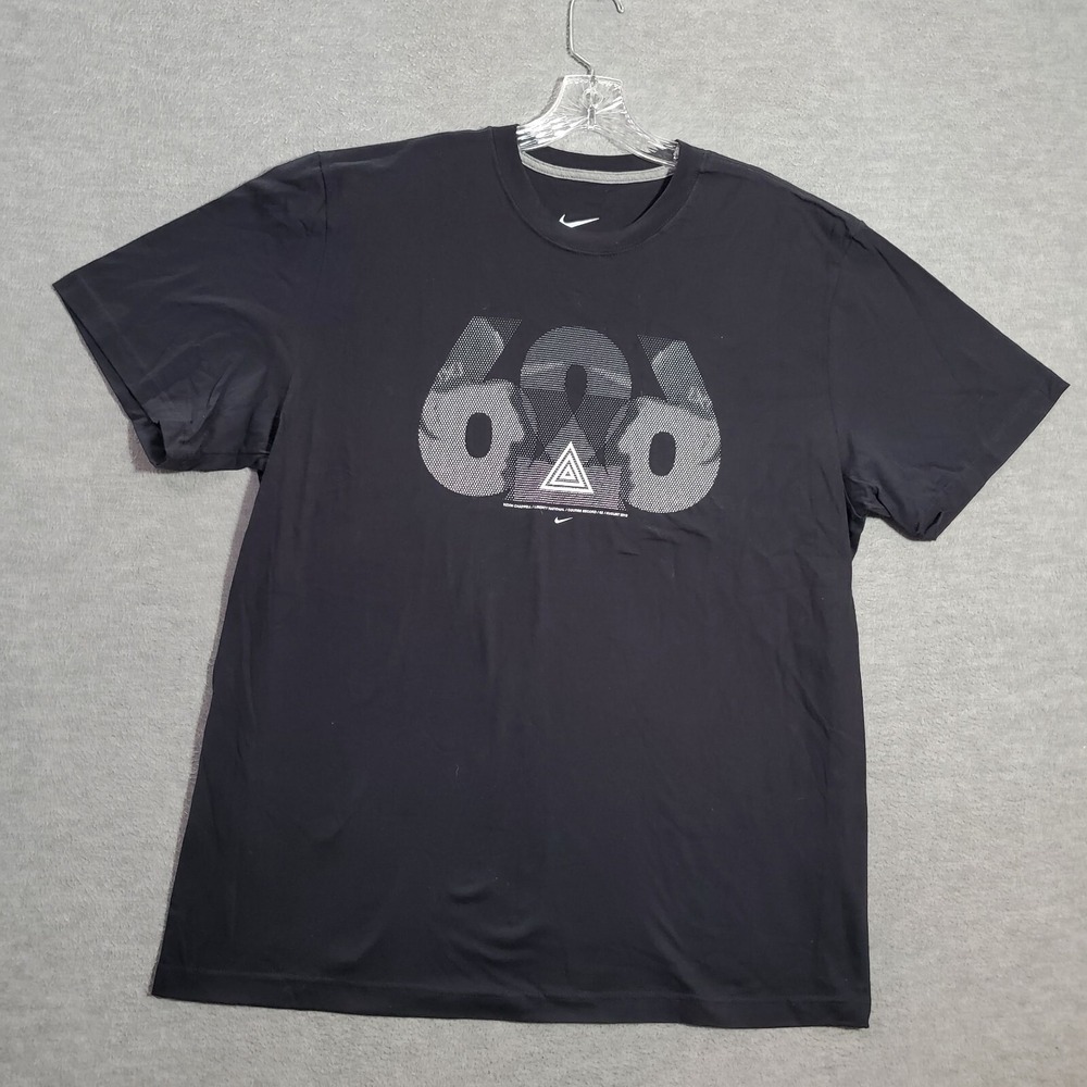 Nike‎ Men Shirt 2XL Black Kevin Chappell Course Record 62 Liberty National Golf
